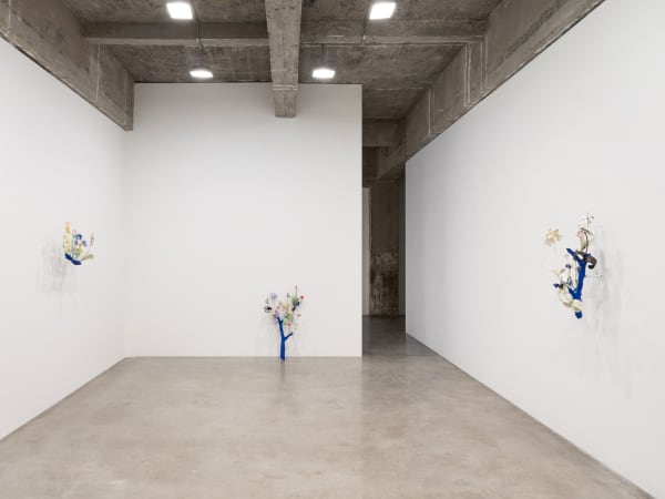 Installation image of Nathalie Djurberg and Hans Berg’s solo exhibition, Only for the Wicked.