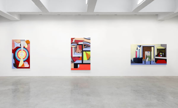 Thomas Scheibitz's installation images.