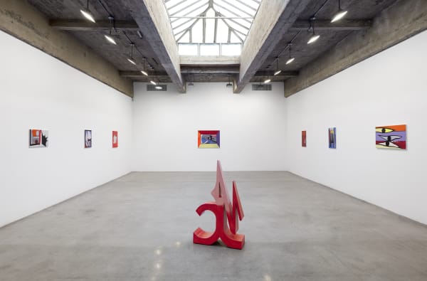 Thomas Scheibitz's installation images.