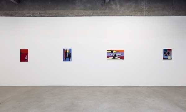 Thomas Scheibitz's installation images.