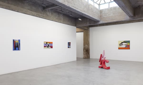 Thomas Scheibitz's installation images.