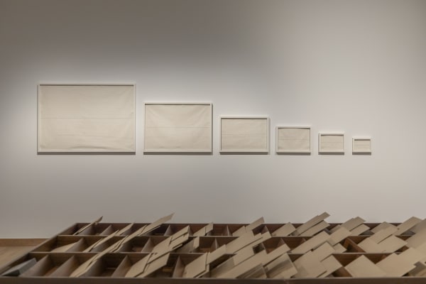 Installation view of Shilpa Gupta: Lines of Flight at Ishara Art Foundation, 2025.