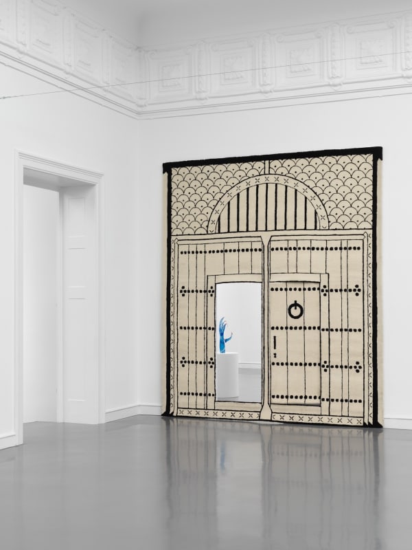 Installation image of Slavs and Tatars: Simurgh at Staatliche Kunsthalle Baden-Baden, Germany.