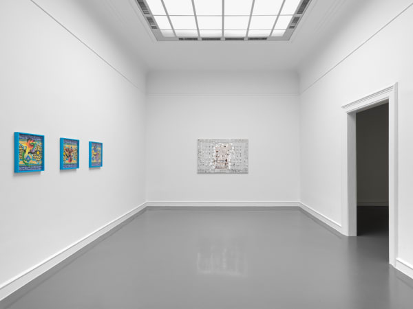 Installation image of Slavs and Tatars: Simurgh at Staatliche Kunsthalle Baden-Baden, Germany.