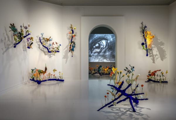 Installation image of Nathalie Djurberg and Hans Berg’s exhibition at Galleri F15, Moss, Norway.