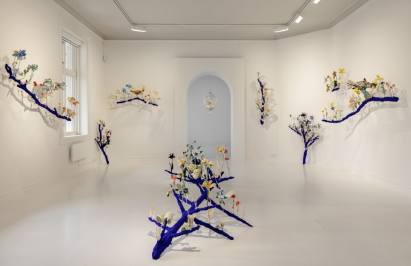 Installation image of Nathalie Djurberg and Hans Berg’s exhibition at Galleri F15, Moss, Norway.