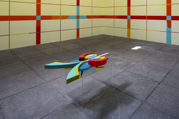 Installation image at Sala de Arte Público Siqueiros, Mexico City.