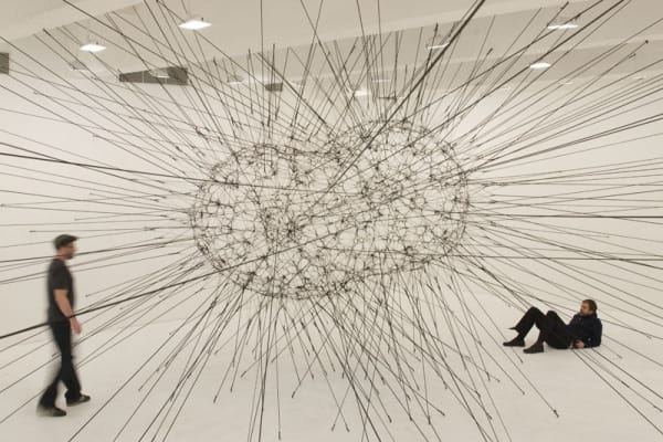 Saraceno large installation downstairs