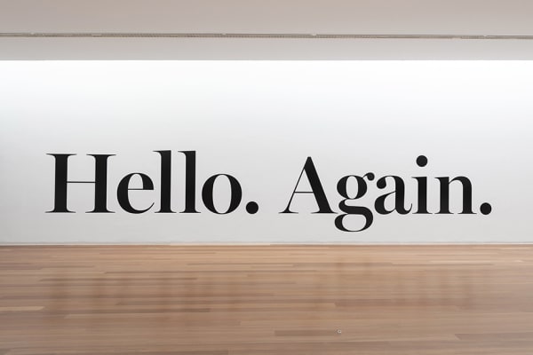 Haim Steinbach' Object for People installation image.