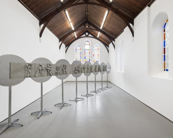 Marathon Dance Relief by Nicole Wermers at St Carthage Hall, Lismore Castle Arts, 22 March - 25 May 2025. Courtesy the artist and Herald St, London. Photos by Jed Niezgoda.