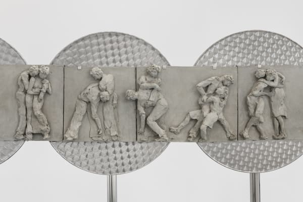 Marathon Dance Relief by Nicole Wermers at St Carthage Hall, Lismore Castle Arts, 22 March - 25 May 2025. Courtesy the artist and Herald St, London. Photos by Jed Niezgoda.