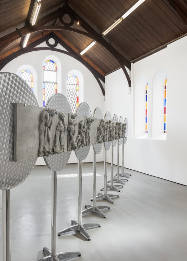 Marathon Dance Relief by Nicole Wermers at St Carthage Hall, Lismore Castle Arts, 22 March - 25 May 2025. Courtesy the artist and Herald St, London. Photos by Jed Niezgoda.