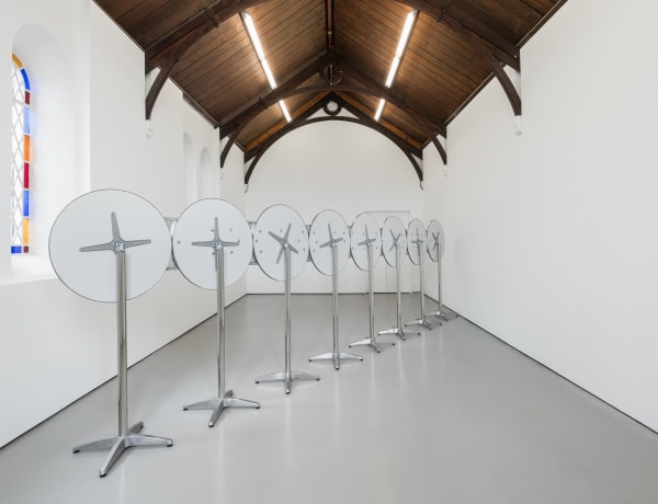 Marathon Dance Relief by Nicole Wermers at St Carthage Hall, Lismore Castle Arts, 22 March - 25 May 2025. Courtesy the artist and Herald St, London. Photos by Jed Niezgoda.