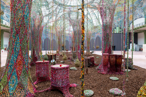 Ernesto Neto, Nosso Barco Tambor Terra (Our Boat Drum Earth),Grand Palais, Paris, 2025. © GrandPalaisRmn 2025 / Photo Didier Plowy