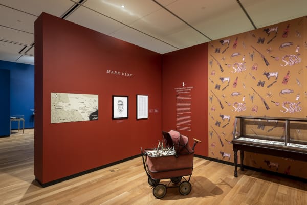 Dion install view Amon Carter