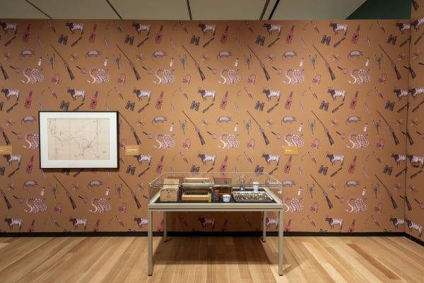 Dion install view Amon Carter