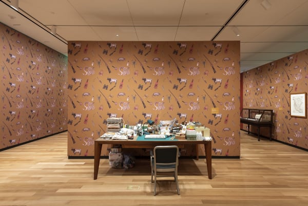 Dion install view Amon Carter