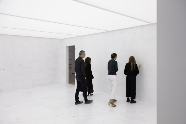 Rivane work of days install with people interacting