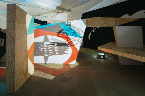 Rivane "allegory of fear" installation