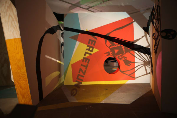 Rivane "allegory of fear" installation