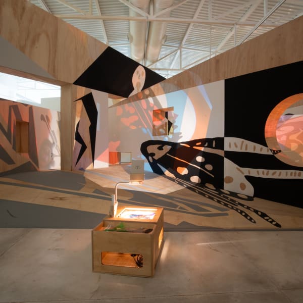 installation image from Instituto Inhotim, 2024.