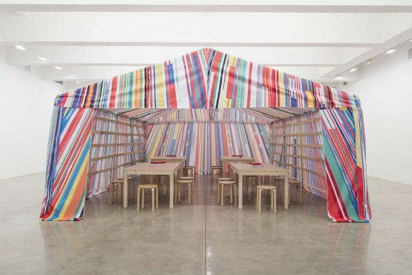 Meschac Gaba tent installation