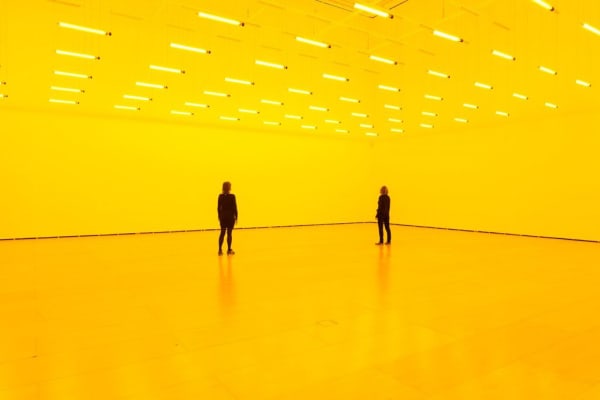 image of eliasson, yellow room