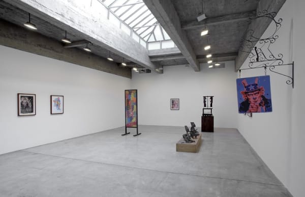 Installation images of Jason Madow's exhibition.