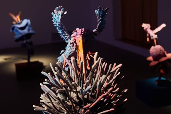 image of bird sculpture