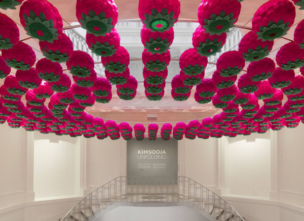 Installation view of Kimsooja: Unfolding.