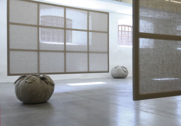 Installation view of Kimsooja: Sowing Into Painting.