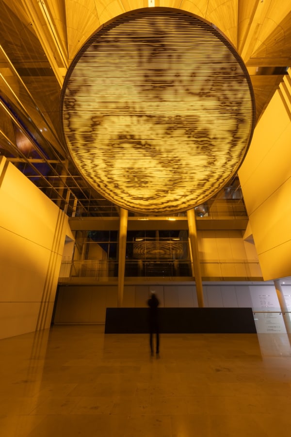 Installation view: Olafur Eliasson: Your curious journey, Auckland Art Gallery Toi o Tāmaki, 2024