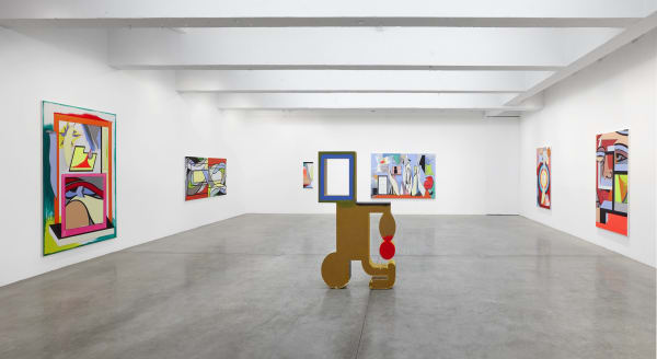 Thomas Scheibitz's installation images.