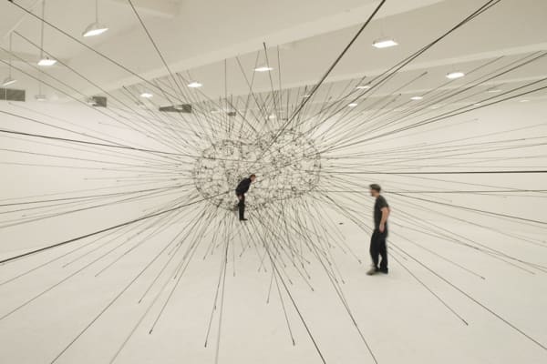 Saraceno large installation downstairs