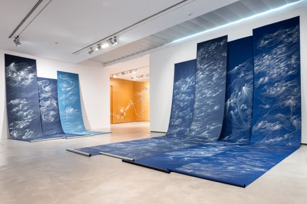 Sandra Cinto installation images in Spain.