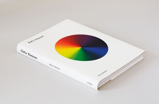 Cover of Olafur Eliasson Boros Collection Book with color wheel