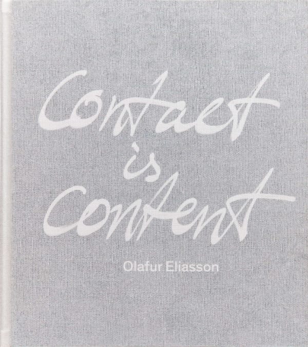 Olafur Eliasson Contact is Content book cover