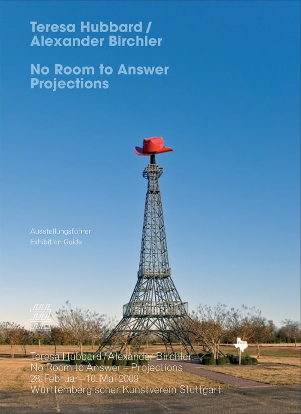 Cover image of Teresa Hubbard /Alexander Birchler: No Room to Answer – Projections Exhibition Guide