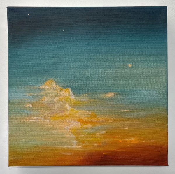 Anne Manley 58. Passing Through acrylic on canvas 12 x 12 in