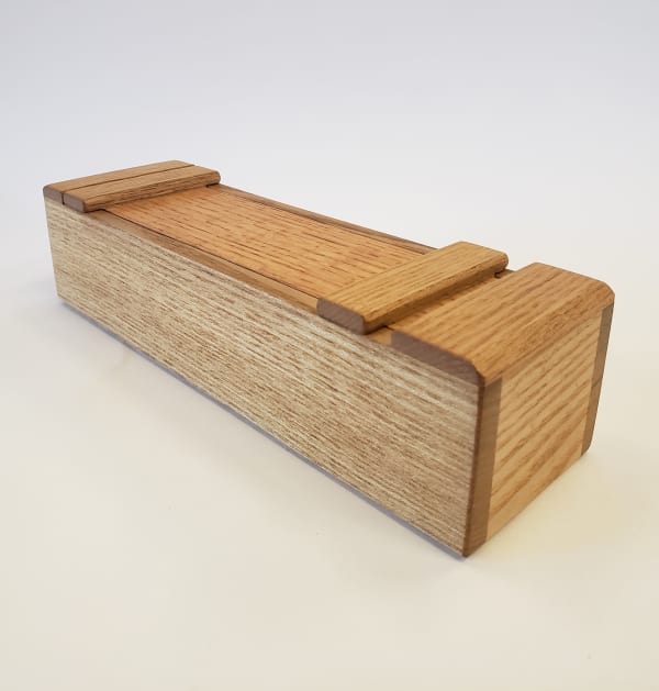 Kyle Kinser 40. Japanese Lock Box 2 sassafras, oak, red cedar 2 3/8 x 9 1/2 x 3 in