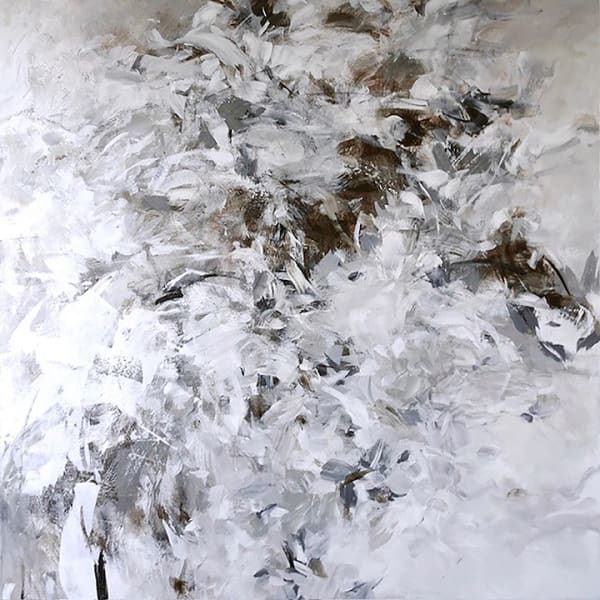 Susan Morosky Comstock Creek I acrylic on canvas 48 x 48 inches