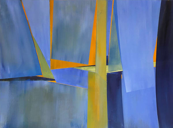 Kathleen Hammett 023-6 oil on paper 32 x 40 in