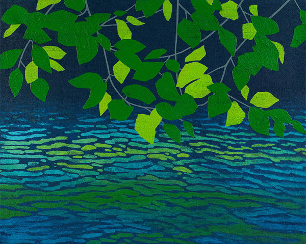 Susan Danko, Shaded Waterway, 2024