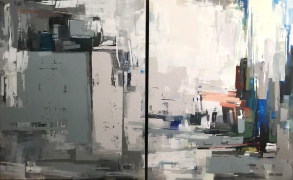Ashley Sullivan, Taken with the Notion/Giving up the Notion (diptych), 2019
