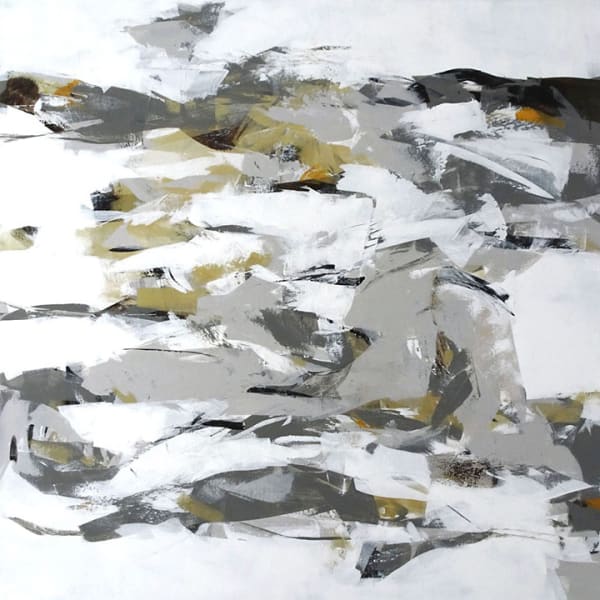 Susan Morosky Fog Cove II acrylic on canvas 36 x 36 inches