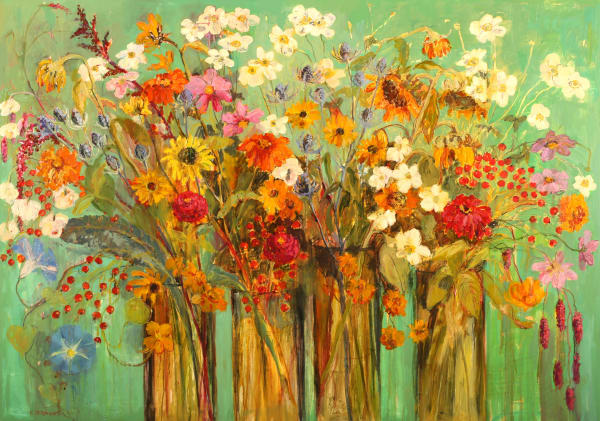 Carol Stewart, 1342 Anemones, Thistles, Rosehips, 2013