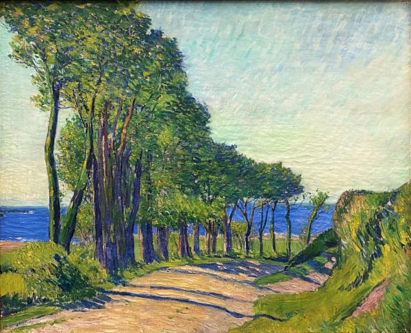 Abel, Warshawsky Road by the Sea (Brittany) oil on canvas 25 1/2 x 32 in