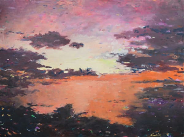 Carl Krabill, Sun Meets water, 2015