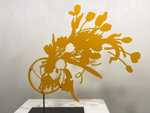 Gary Bukovnik, Yellow Tulips (& Steel Base)