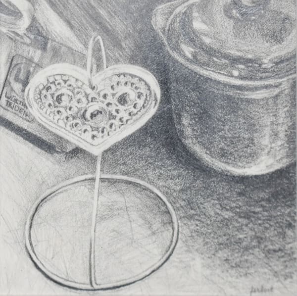 Mary Lou Ferbert, Study for Gamma's Heart II, 1996